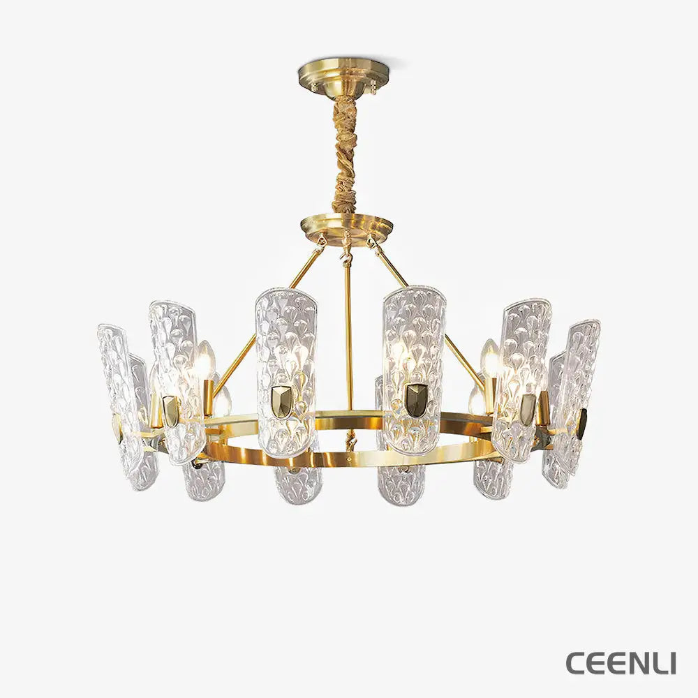Brass Central Chandelier Chandelier