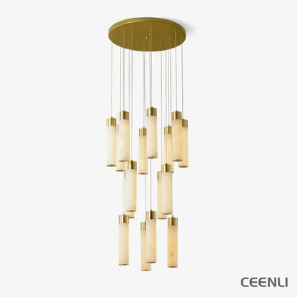 Celestial Alabaster Cascade Chandelier Chandelier