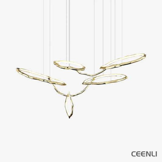 Cloud Rings Series Brass Chandelier Chandelier