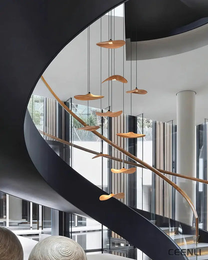 Empty Leaf Chandelier Chandelier