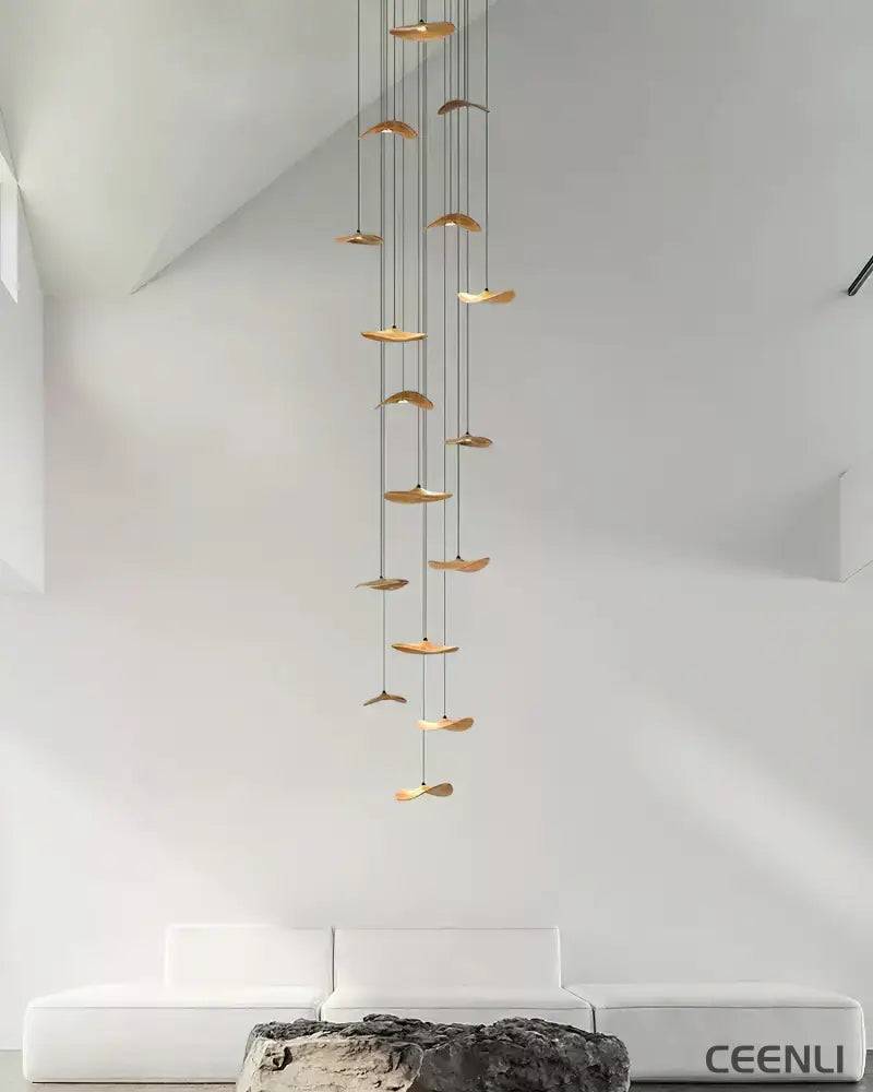 Empty Leaf Chandelier Chandelier