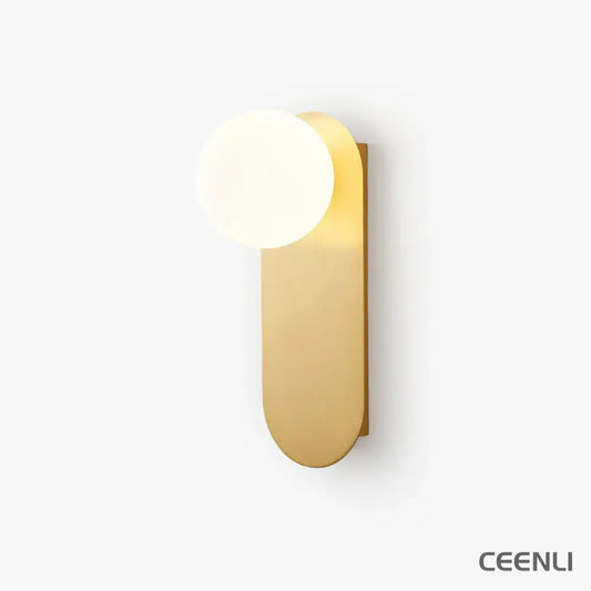 Flat Base Globe Sconce Wall lamp