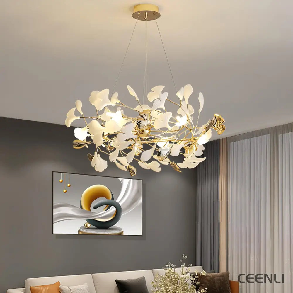 Gingko Chandelier H Chandelier