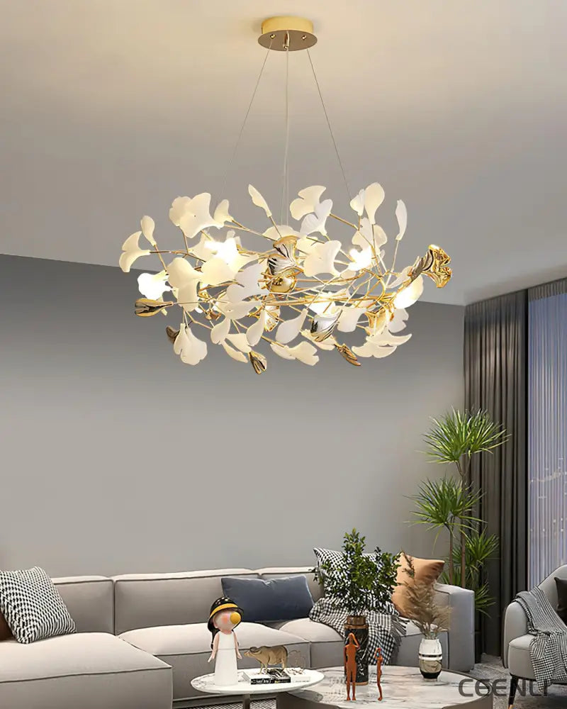 Gingko Chandelier H Chandelier