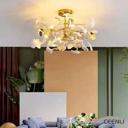Gingko Chandelier L Chandelier