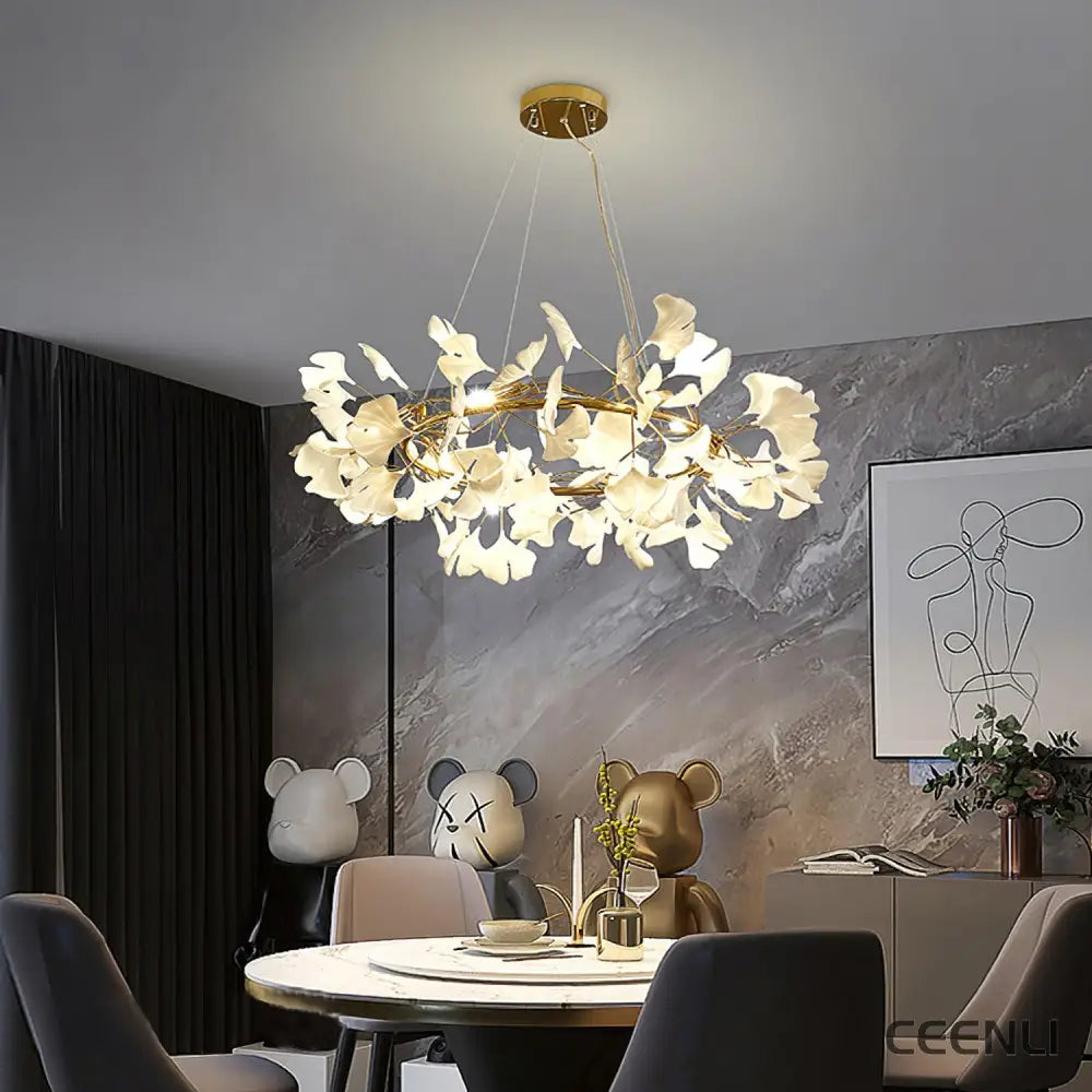 Gingko Chandelier O Chandelier