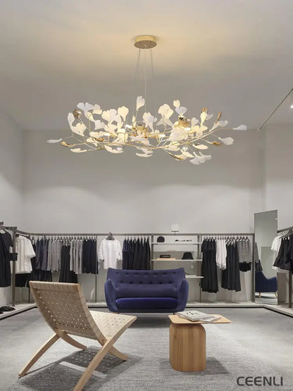 Gingko Chandelier R Chandelier