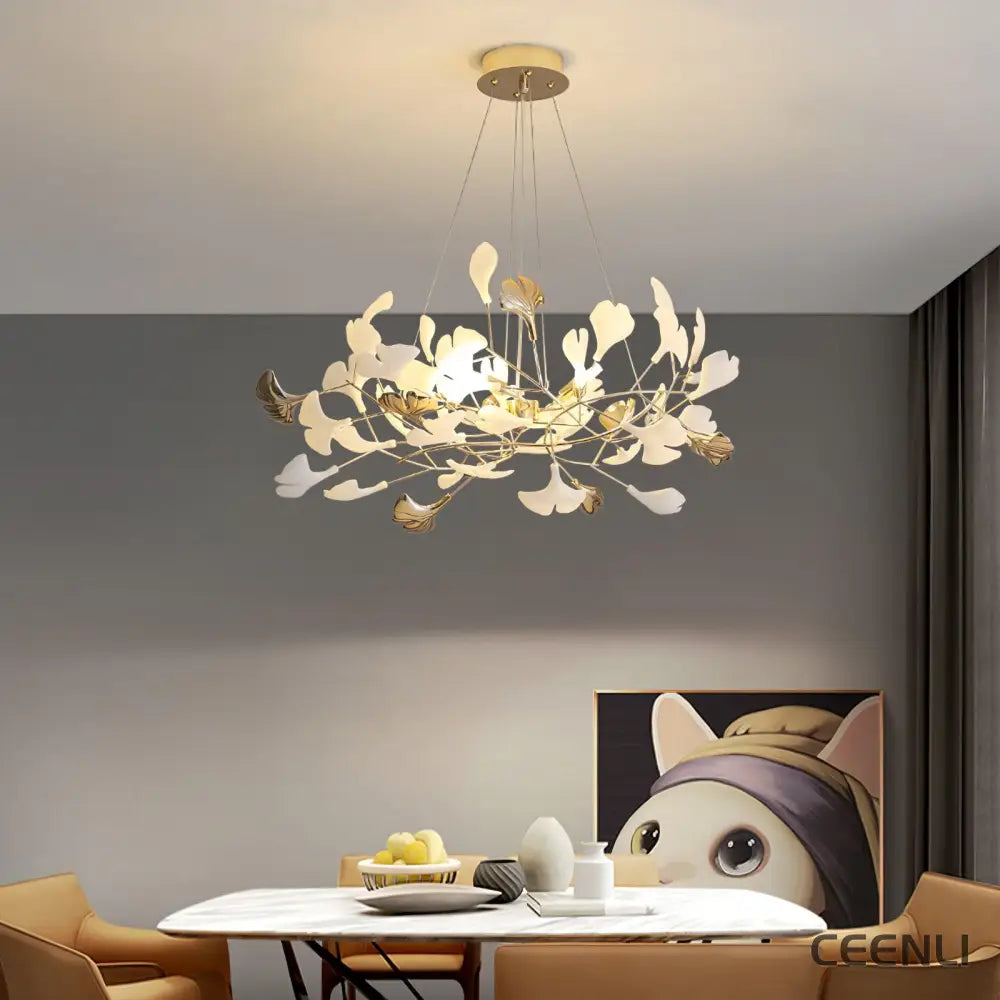 Gingko Chandelier R Chandelier
