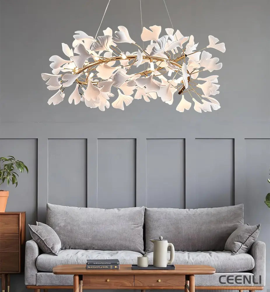 Gingko Chandelier U Chandelier
