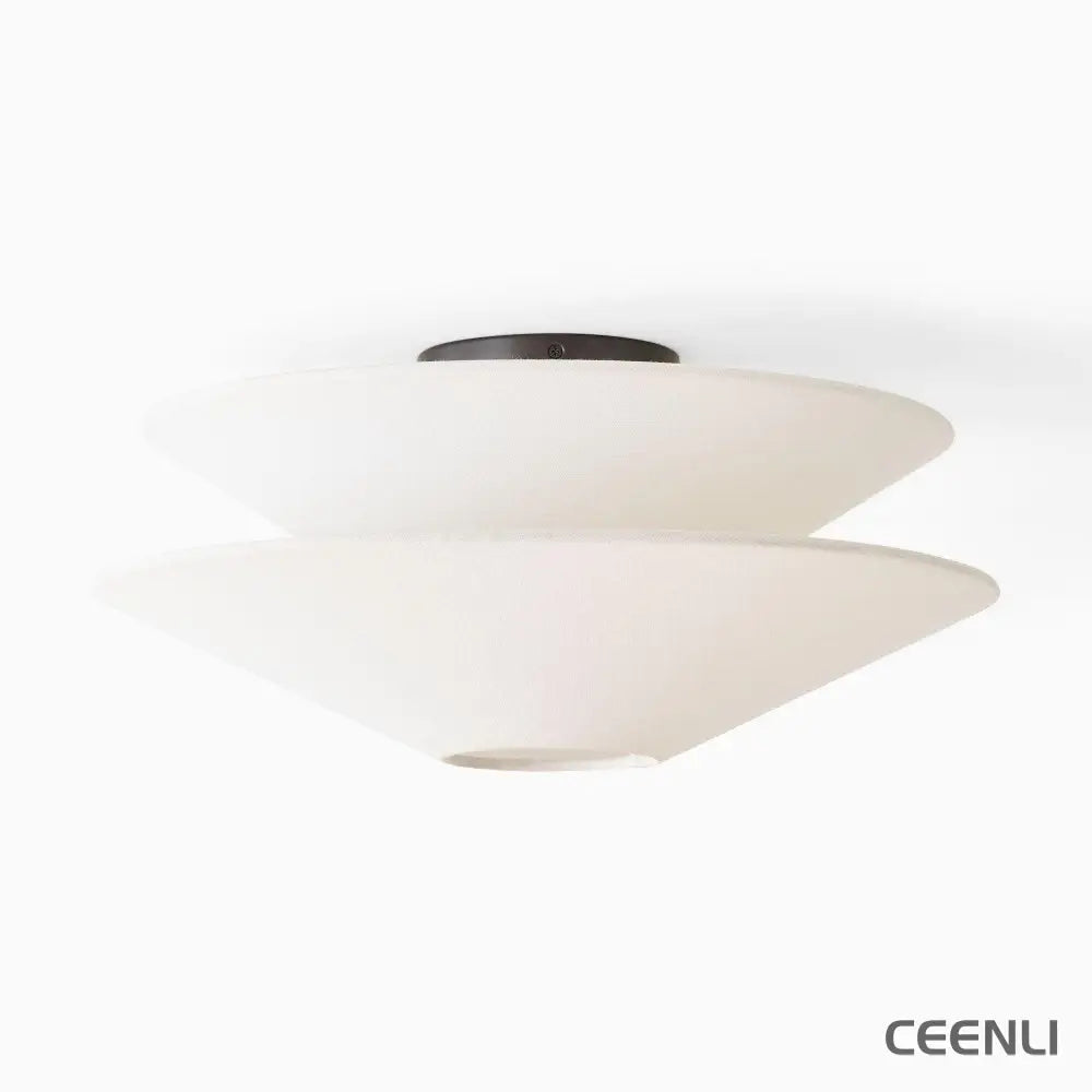 Gull Flushmount Ceiling Light ∅ 19.7″ x H 7.9″ / Dia 50cm x H 20cm / White Ceiling lamp