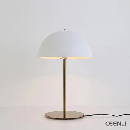 Hanna Table Lamp ∅ 11.8″x H 17.7″ / Dia 30cm x H 45cm / Copper + White / US Plug Table lamp