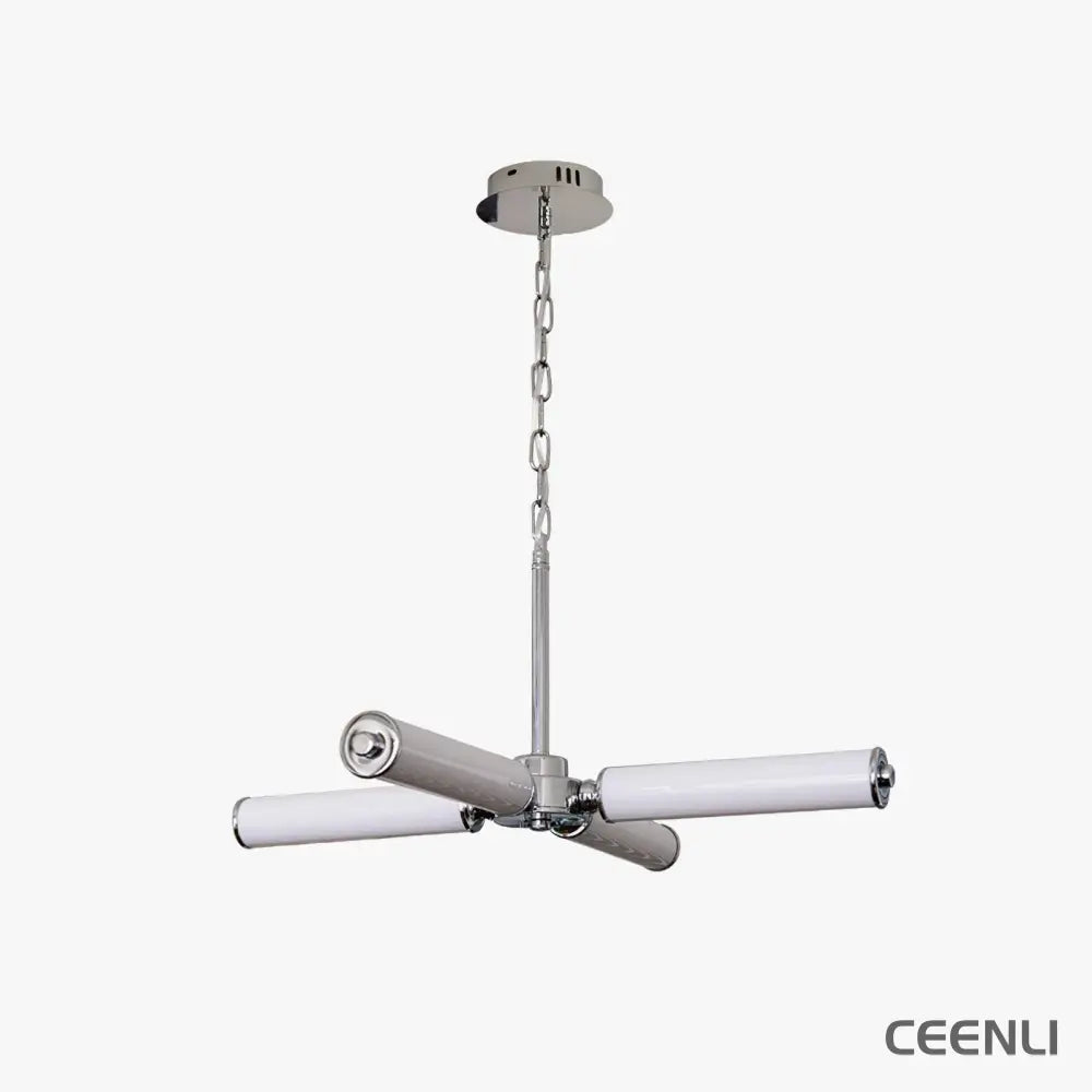 Huntington LED Chandelier 4 heads ∅ 23.6″ x H 11.8″ / Dia 60cm x H 30cm / Chrome / Warm White Chandelier