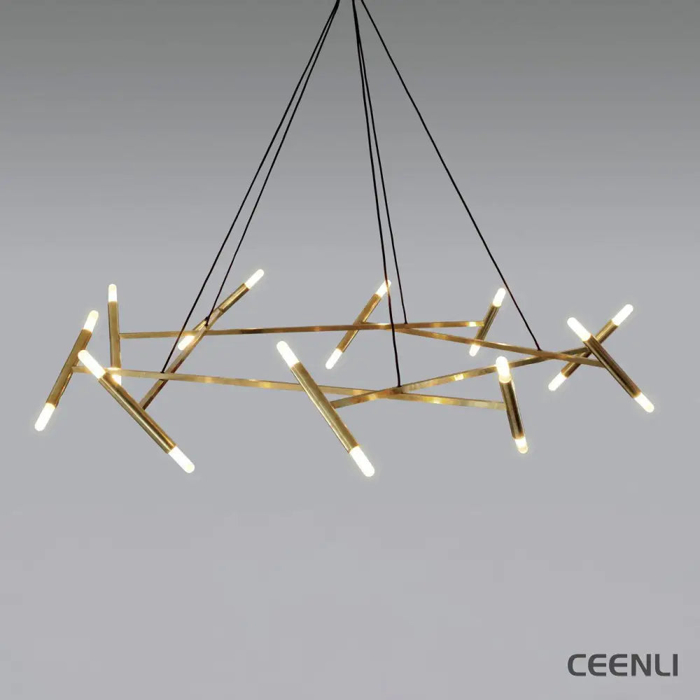 Le Diamant Chandelier 20 heads size: Dia 100 cm x H 150 cm / ∅ 39.4″ x H 59″ / Bronze Chandelier