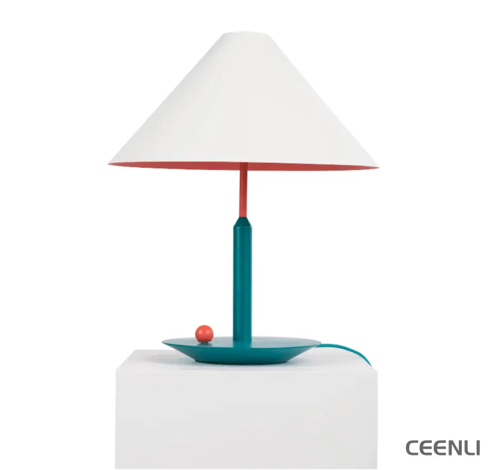 Little Eliah Table Lamp ∅ 16.5″ x H 21.6″ / Dia 42cm x H 55cm / Red + Green / US Plug Table lamp
