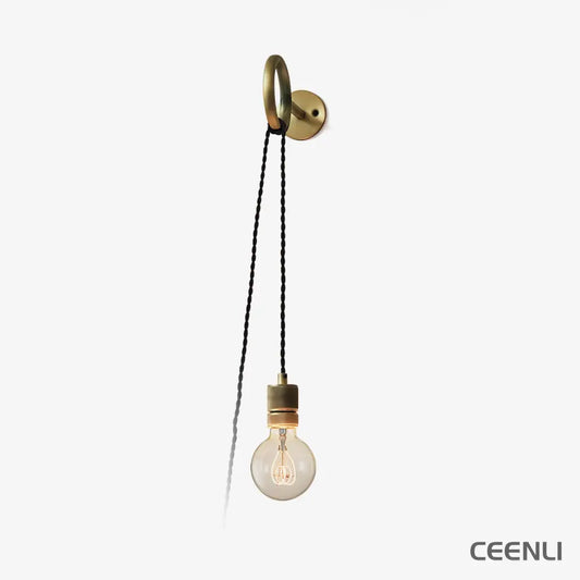 Loop Minimalist Wall Light With Wall Socket Wall lamp