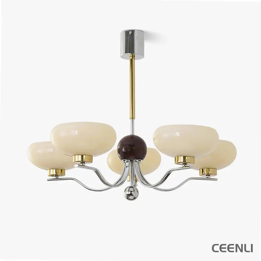 Medieval Glass Bowl Chandelier Chandelier