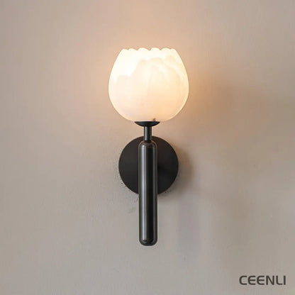 Mian Wall Lamp ∅ 5.1″ x H 12.2″/ Dia 13cm x H 31cm / Black Wall lamp