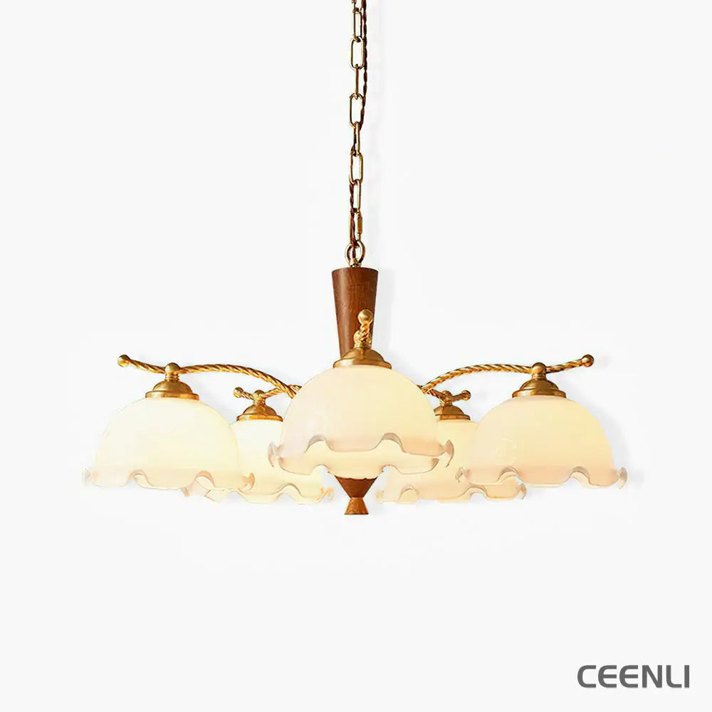 Milky Flower Chandelier Chandelier