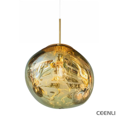 Modern Lava Pendant Lamp ∅ 18.9″ / Dia 48cm / Gold Pendant light