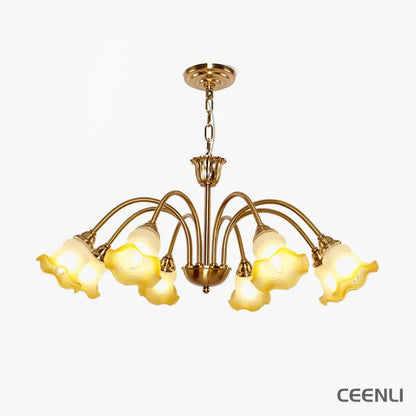 Morning Glory Chandelier Chandelier