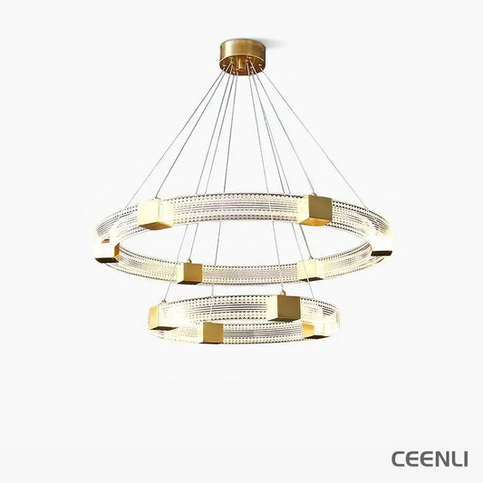 Parallel Ring LED Chandelier Chandelier