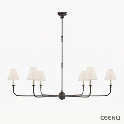 Piaf Grande Chandelier ∅ 55.1″ x H 18.1″ / Dia 140cm x H 46cm / Black & White Chandelier