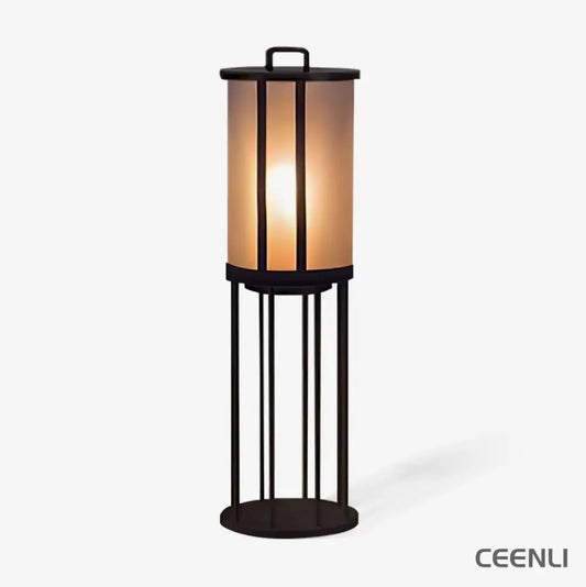 Round Pillar Acrylic Lantern Outdoor Lamp