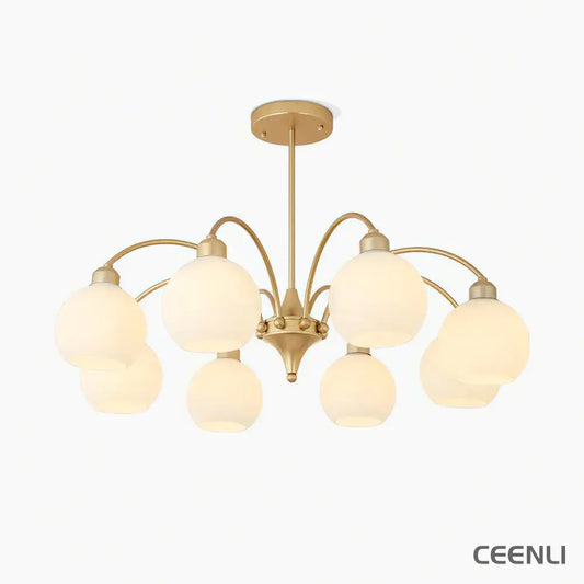 Sculptural Glass Chandelier Chandelier