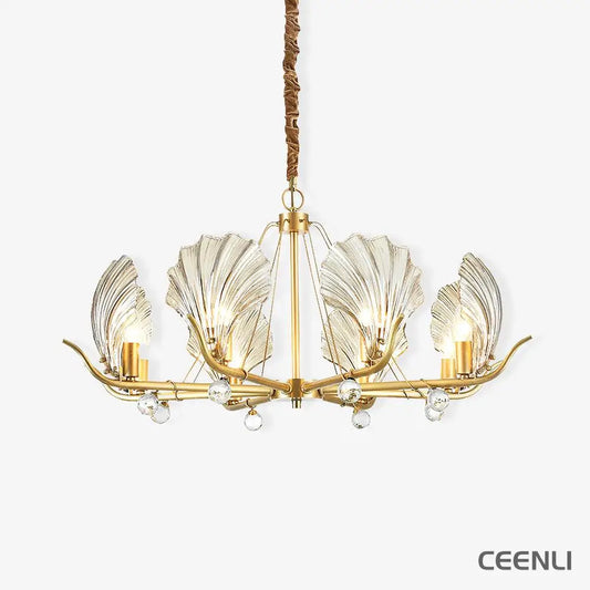 Shell Crystal Chandelier Chandelier