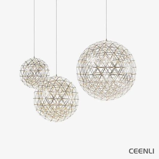 Silver Spark Ball Pendant Light Pendant light