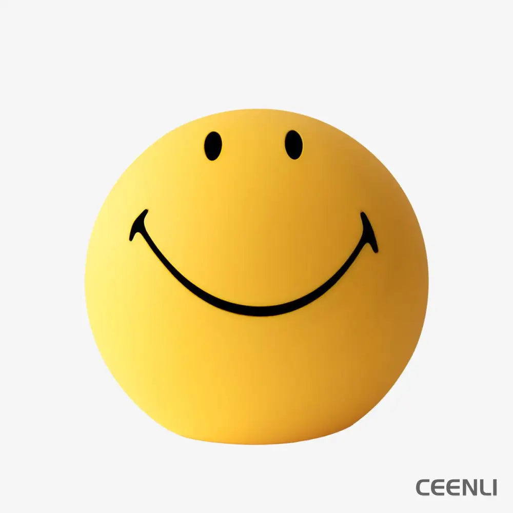 Smiling Table Lamp ∅ 5.9″ x H 5.1″ / Dia 15cm x H 13cm / Yellow / US plug Table lamp