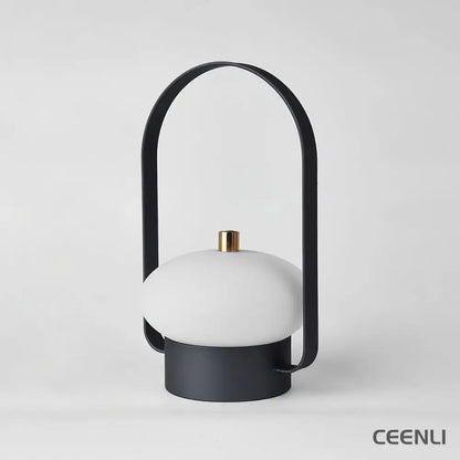 Soft Spot Portable Built-in Battery Table Lamp W 4.9″ x L 4.3″ x H 7.9″ / W 12.5cm x L 11cm xH 20cm / Dark gray / Touch