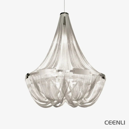 Tassel Aluminum Chain Chandelier Chandelier