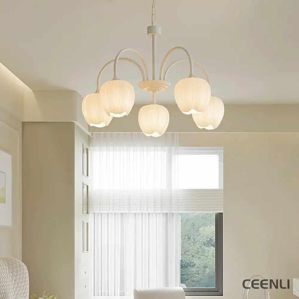 Tulip Matcha Chandelier Chandelier