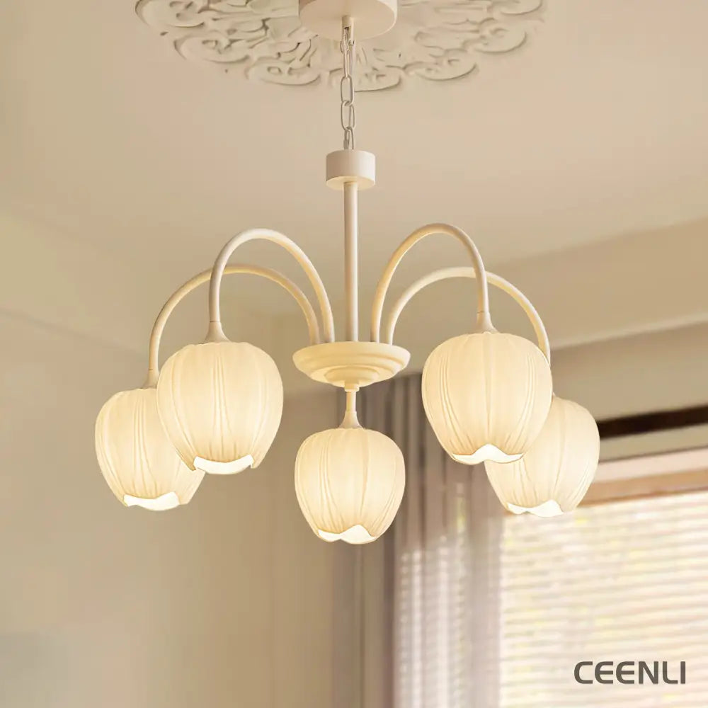 Tulip Matcha Chandelier Chandelier