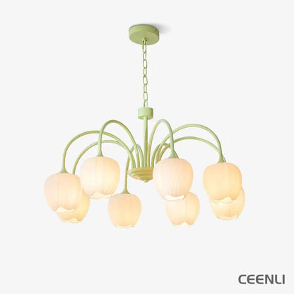 Tulip Matcha Chandelier Chandelier