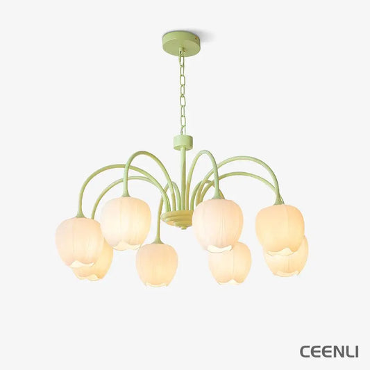 Tulip Matcha Chandelier Chandelier