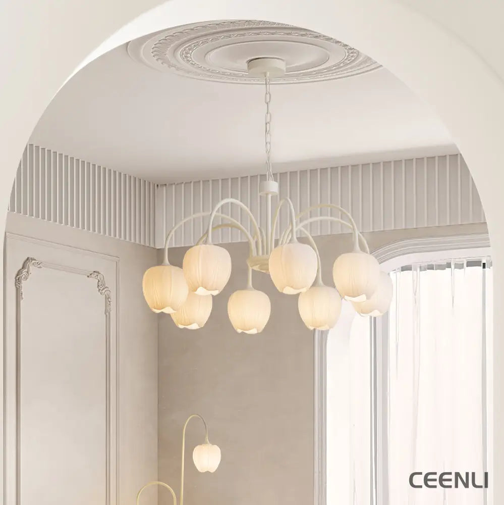 Tulip Matcha Chandelier Chandelier