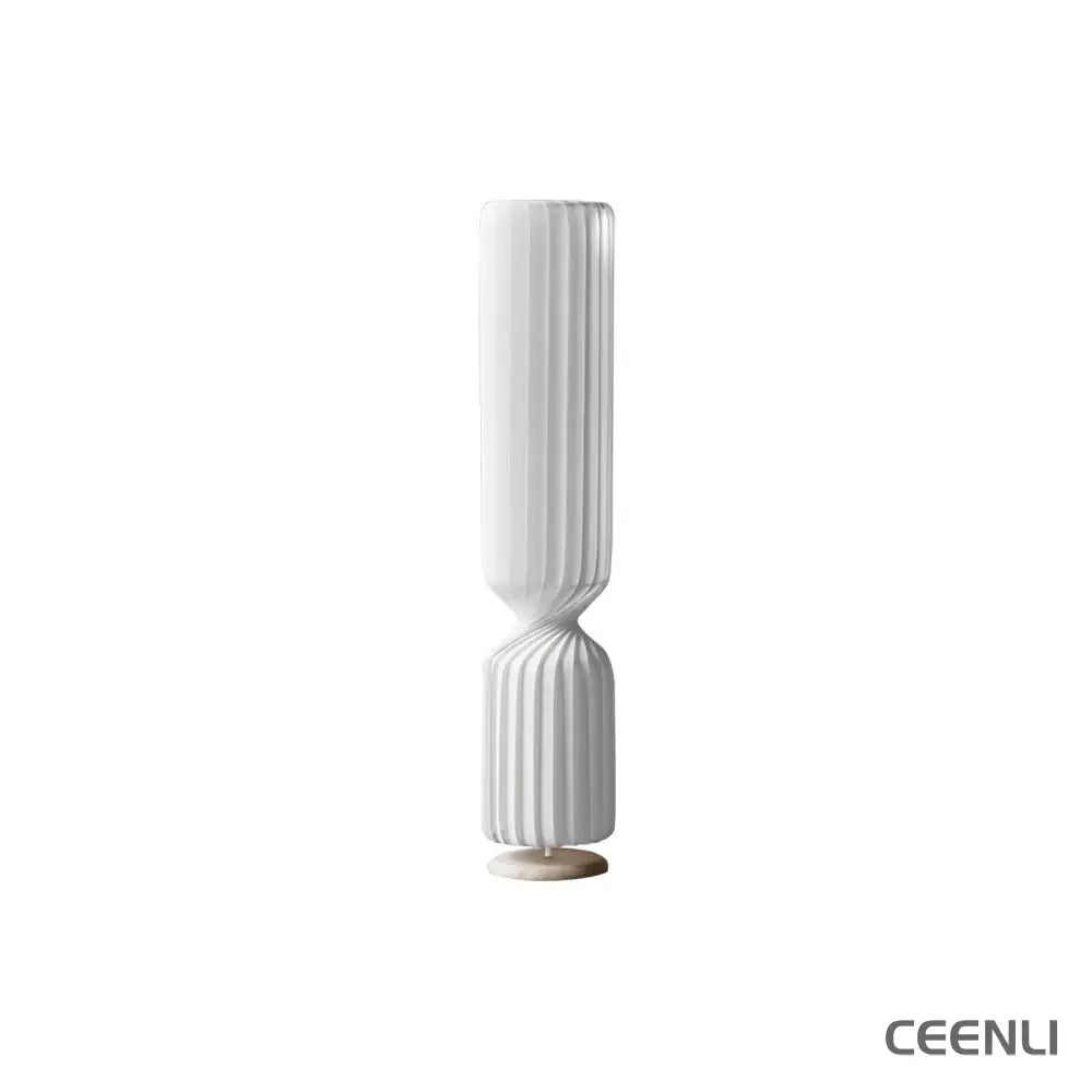 Twist Floor Lamp ∅ 9.8″ x H 50″ / Dia 25cm x H 127cm / White / US Plug Floor lamp