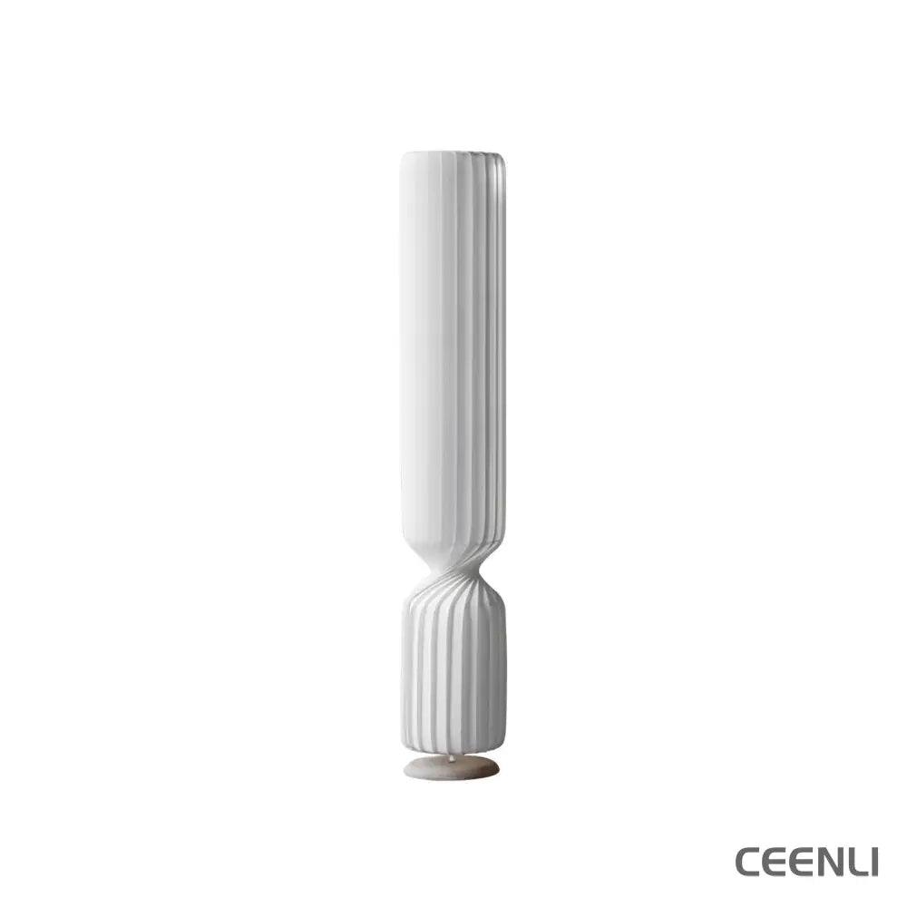 Twist Floor Lamp ∅ 9.8″ x H 57.9″ / Dia 25cm x H 147cm / White / US Plug Floor lamp