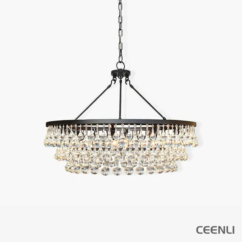 Unique Tiered Crystal Chandelier Chandelier