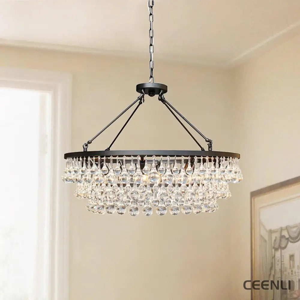 Unique Tiered Crystal Chandelier Chandelier