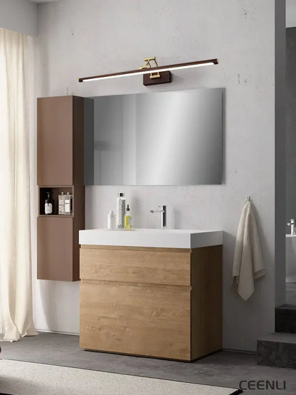 Walnut Color Linear Adjustable Wall Light Wall lamp