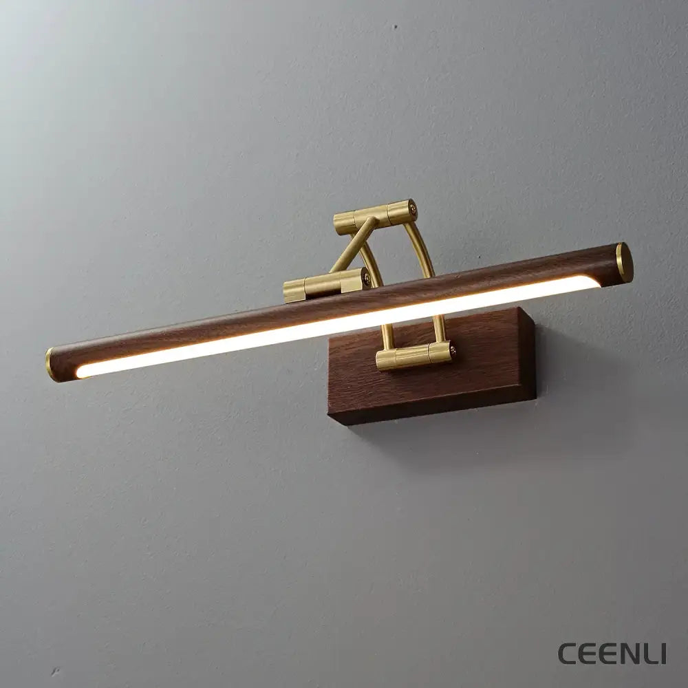 Walnut Color Linear Adjustable Wall Light Wall lamp
