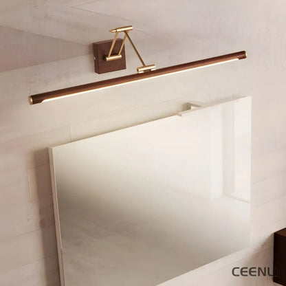 Walnut Color Linear Adjustable Wall Light Wall lamp