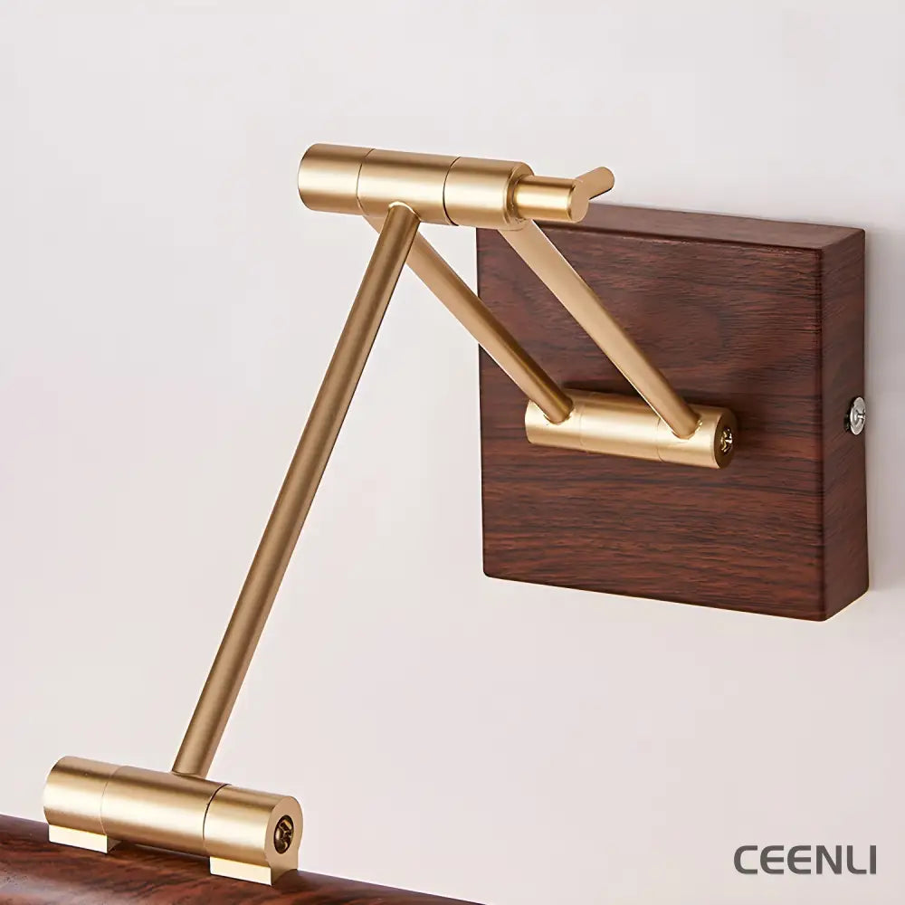 Walnut Color Linear Adjustable Wall Light Wall lamp