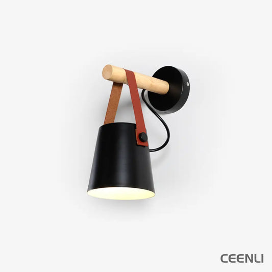 Wooden Conical Wall Light Wall lamp