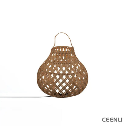 Woven Sphere Lantern Outdoor Lamp ∅ 13.4″ x H 13.4″ / Dia 34cm x H 34cm / Model A: Wired Version / Warm Light Outdoor