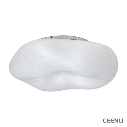 Yunduo Silk Ceiling Lamp ∅ 19.7″ x H 7″ / Dia 50cm x H 18cm (Power ~20W) / White / Warm Light Ceiling lamp
