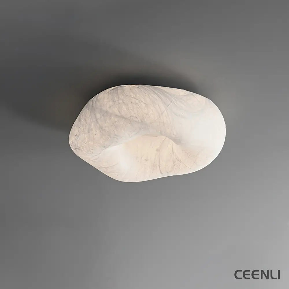 Yunduo Silk Ceiling Lamp ∅ 19.7″ x H 7″ / Dia 50cm x H 18cm (Power ~20W) / White / Warm Light Ceiling lamp